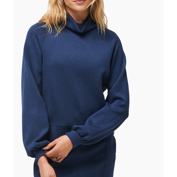 Travis Mathew Women’s Cloud Pullover Delightful Funnel Sweatshirt Size S NWT - Picture 1 of 7
